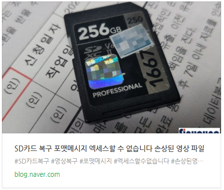 영상파일복구